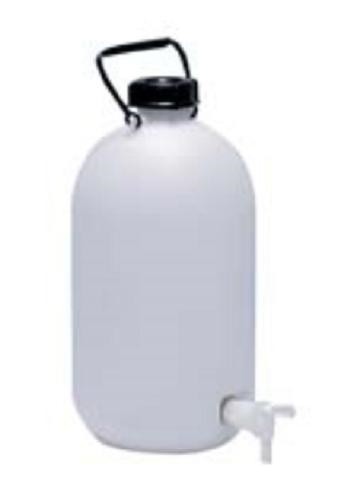 APTACA Carboy, 5L, HDPE, not autoclavable, includes screw cap and stopcock 