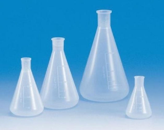 APTICA Erlenmeyer Flask, 500mL, narrow neck, polypropylene, graduated, autoclavable up to 121oC