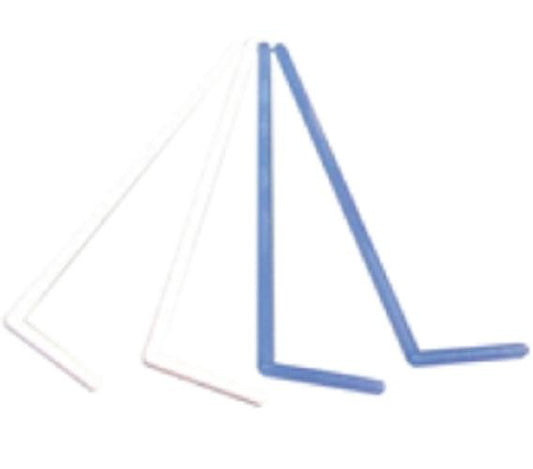 Bacterial, Media L shaped spreader bar, Gamma Sterile,  White-5/pkt
