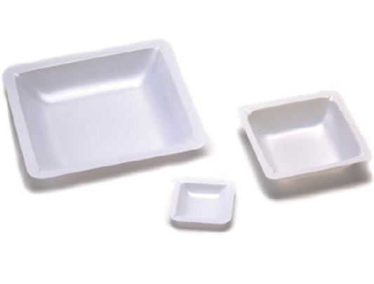 Weigh boats, 250mL, 6.20g, 140 x 140x 22mm-250/pkt