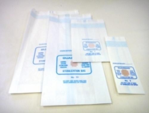 Autoclave bags-57 GMS paper satchel with indicator and labelling area, No. 13, 340 x 165 x 70 (HxWxD) mm-1000/ctn