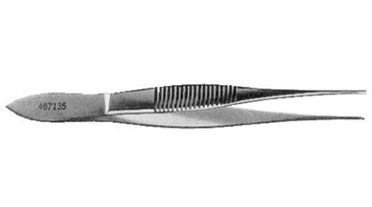 Forceps-Iris, stainless steel, strait, 11cm length