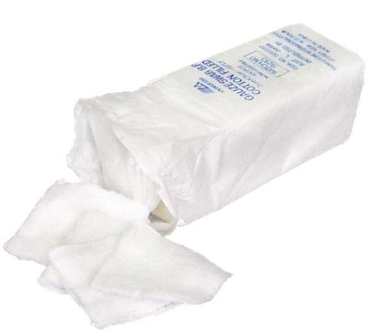 Gauze swab, 75 mm x 75 mm, X 12 Ply, non-sterile, 100/pkt