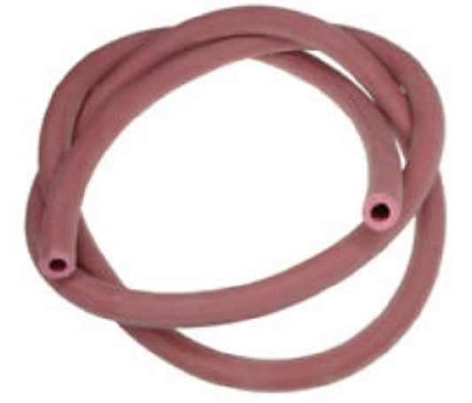Bunsen burner red rubber tubing, 8mm OD, 3mm wall thickness-per/meter