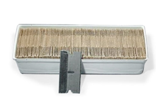 Blade, razor, single edge-pk/100   (made in USA)