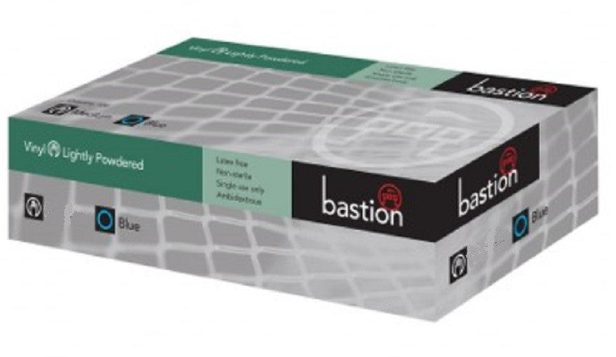 Bastion-Vinyl, Lightly Powdered, Clear, X Large - Carton/1000