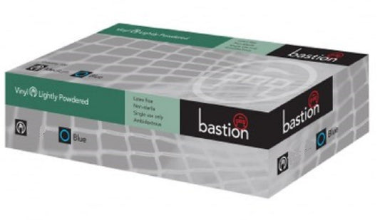 Bastion-Vinyl, Lightly Powdered, Clear, X Large - Box/100