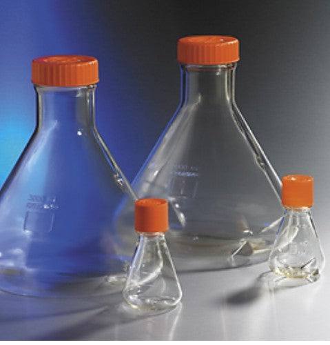 Corning 1Litre Erlenmeyer Flasks W/Vented Caps, Graduated 50mls-case/25