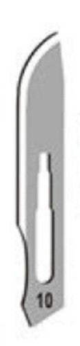 Technos-Surgical Blades, Sterile,No:10, Carbon steel, for handle No:3-pkt/100