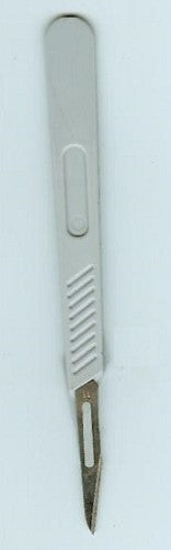 Technos Scalpel with blade and plastic handle, NO: 22, disposable -pkt/10
