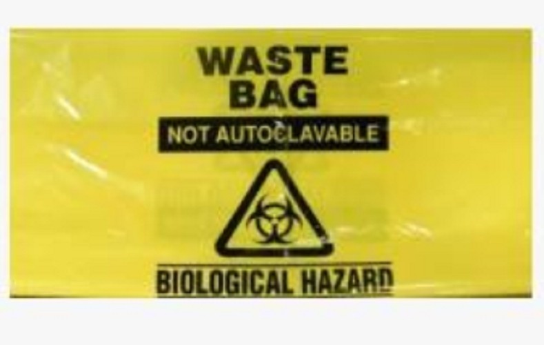 Sterihealth-Clinical waste bags, 660L yellow, 1180xx1530 mm, 55 µm-30/ctn
