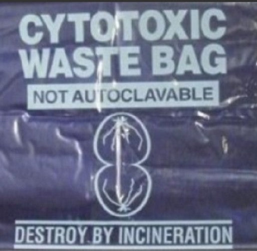 Sterihealth-Cytotoxic waste bags, 240L,  purple, 100 µm, Roll-100/ctn