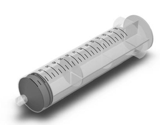 New Era 140ml Disposable MonoJect Luer lock syringe, Non-Inert-each