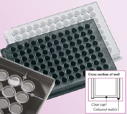 Porvair Clear Bottomed Assay Microplates