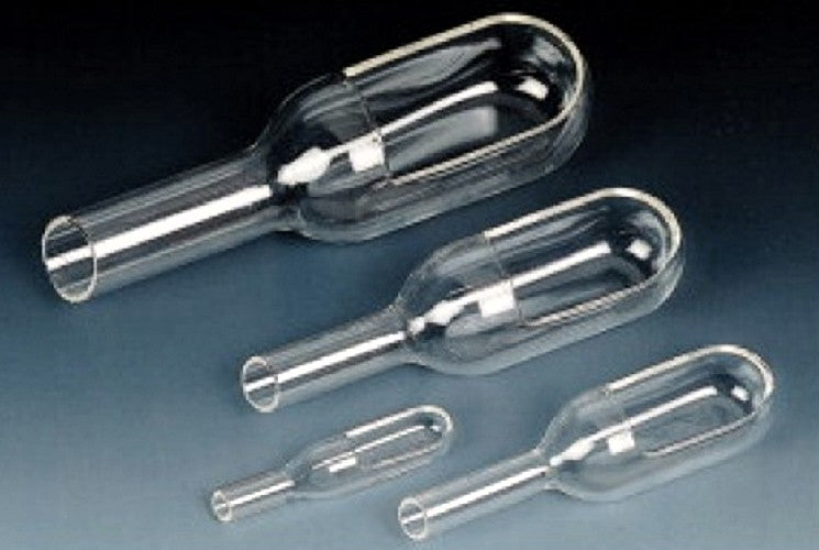 Technos Borosilicate Glass Weigh Boat, Funnel Style, 3ml