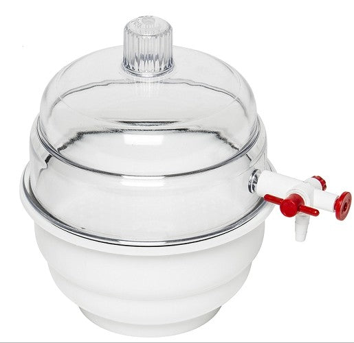 Technos Vacuum Desiccator,Polycarbonate/Polypropylene, Diameter: 250mm