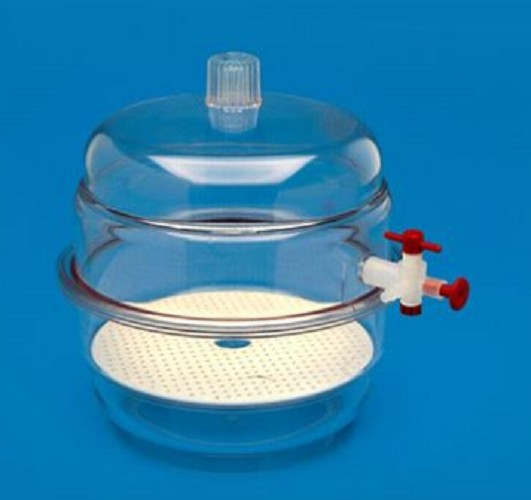 Technos Vacuum Desiccator, Polycarb, Transparent, Diam:150mm