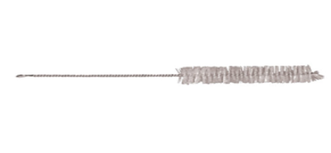 Tube Brush, 105mm bristle length, 30mm bristle diameter, overall length, 215mm, tufted