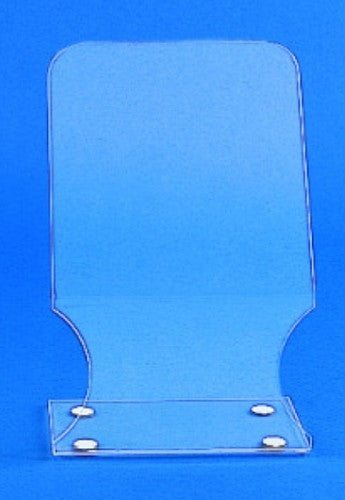 Kartell generlal safety shield, clear acrylic, portable