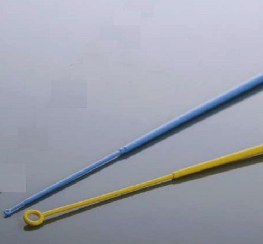 Nest. Cat717101 Bacterial inoculation loop, 1µL, blue, ind wrpapped, ethylene oxide sterilised, 225mmL, pkt/400