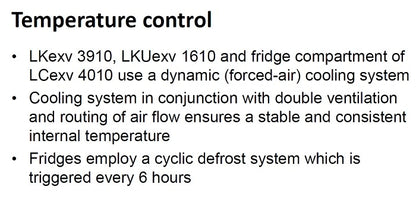 Liebherr Spark-free Laboratory Refrigerators and Freezers with Electronic Control 