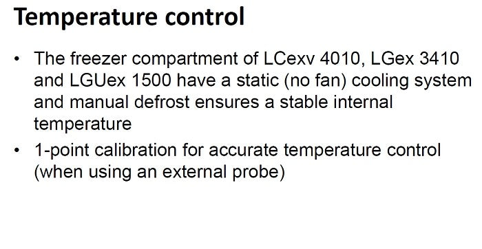 Liebherr Spark-free Laboratory Refrigerators and Freezers with Electronic Control 