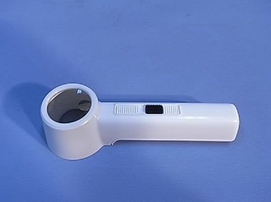 Technos Magnifier, Illuminated, 75mm d Lens with Handle, Magnification, 2.5x