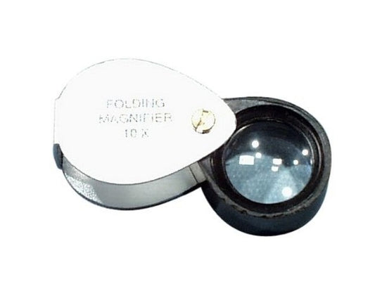 Technos Magnifier, Pocket, Folding, 20mm d Lens, Magnification, 10x