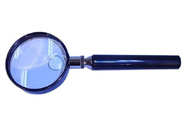 Technos Magnifier, Reading Glass, Classic, 50mm d Lens, Magnification, 3x/6x