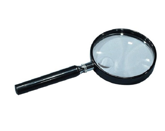 Technos Magnifier, Reading Glass, Classic, 75mm d Lens, Magnification, 2.5/5x