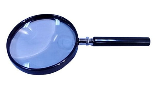 Technos Magnifier, Reading Glass, Classic, 90mm d Lens, Magnification, 2x/4x