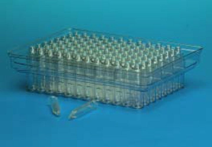 96-Well Plate with Glass Inserts Designed for High Th roughput Chromatography