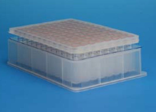 96-Well Plate with Glass Inserts Designed for High Th roughput Chromatography