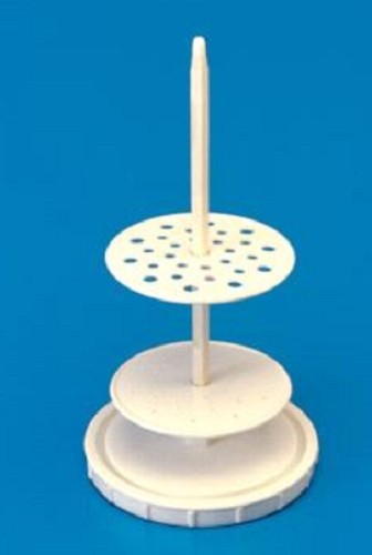 Technos Round Adjustable Polypropylene Pipette Stand. Holds 28 Pipettes