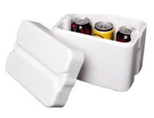 Foamex Foam Cooler Box with Lid, 5L, each