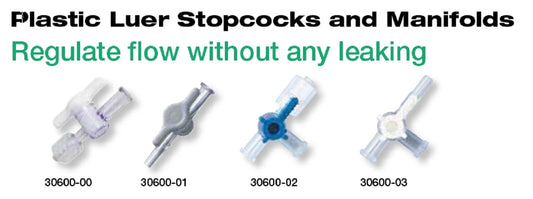 Cole Parmer Plastic Luer Stopcocks and Manifolds