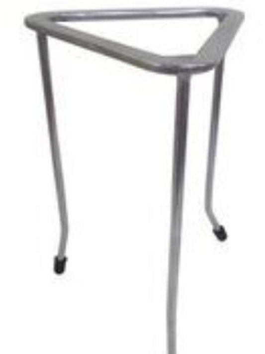 Technos Tripod, triangular bunsen burner stand, nickle plated with rubber feet, 150mmH