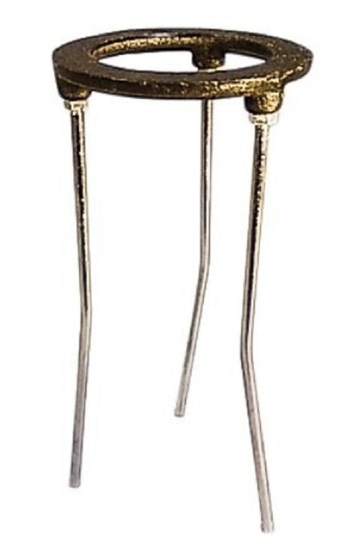 Technos Round bunsen burner stand, cast iron top, s/s legs, 101mmH