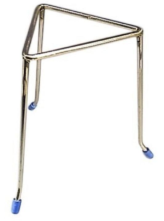 Technos Tripod, triangular bunsen burner stand, stainless steel with rubber feet, 200mmH