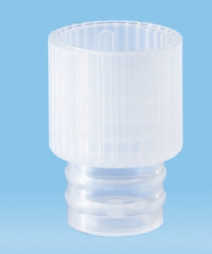 Sartsedt LD-PE push caps to suit tubes 75x10mmd, SAR55.528