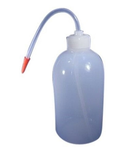 Technos Wash Bottle, Polypropylene with curved straw, 125mL, each