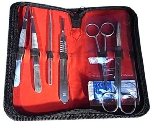 Technos Dissecting Set with 7 Instruments in zip case