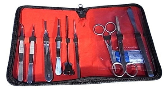 Technos Dissecting Set with 10 Instruments in zip case