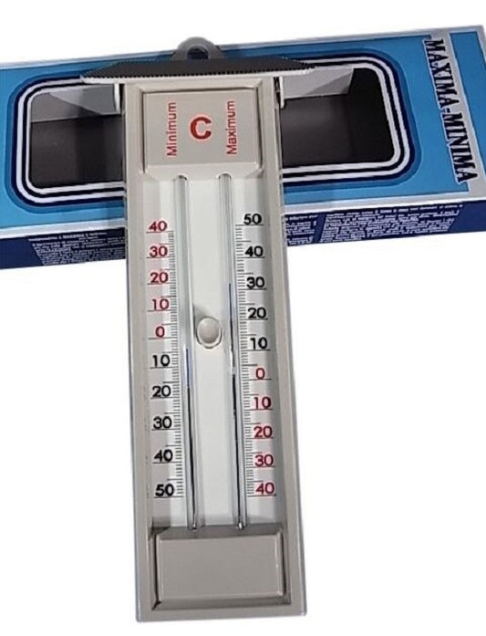Technos Outdoor Min/Max Mercury Thermometer, Made From Quickset Plastic, Temp Range: -30/50oC