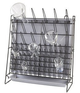 Heathrow Scientific Wire Drying Laboratory Rack, Self-standing or Wall Mountable + Removal Drain Pan